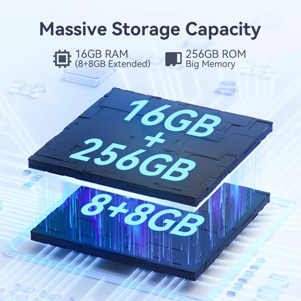 Cubot-P80 Smartphone Android 13, Versão Global, 8GB RAM, 256GB, 512GB ROM, NFC, 6.583 "tela grande, câmera de 48MP