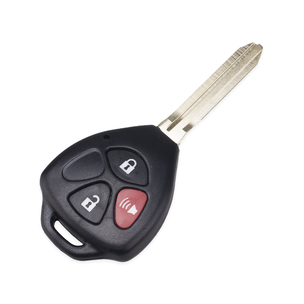 Корпус Ключа KEYYOU для Toyota Corolla Camry Reiz RAV4, Crown, Avalon, Venza, Matrix, заготовка 2/3/4, Кнопка чехол для дистанционного ключа от машины, лезвие TOY43