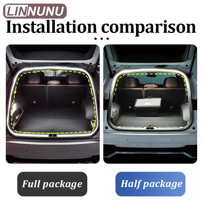 LINNUNU Rear Trunk LED Light Bar Strips Trunk Interior Decorative Lamp Strip Fitfor Geely Monjaro Manjaro Starray Atlas Boyue L