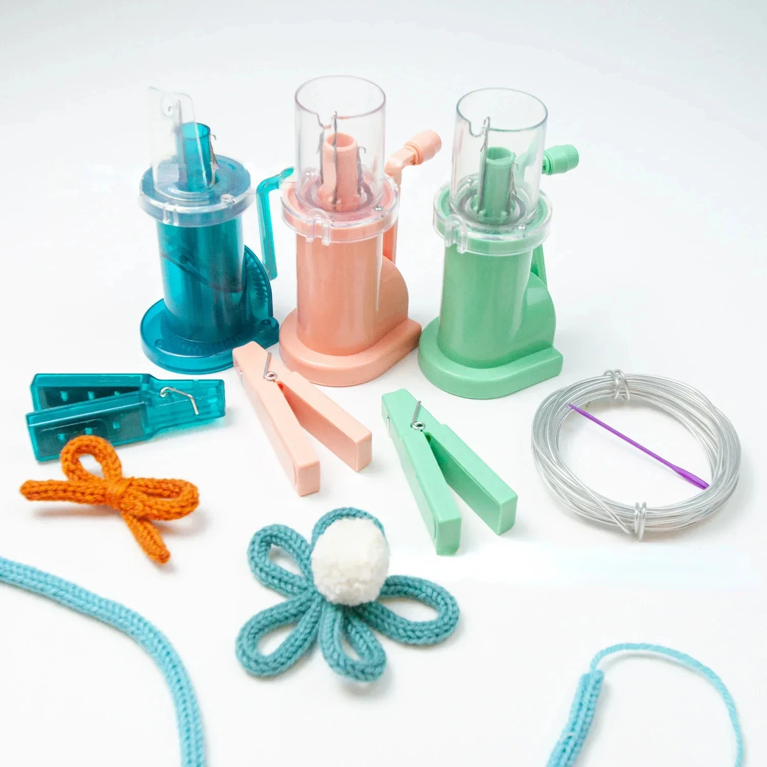 Simple home braiding เชือก braiding machine Braiding tool จักรเย็บผ้าและถักขนาดเล็กมือ DIY braiding spool