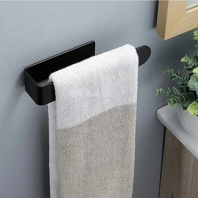 Handdoekenrek Niet-geperforeerd handdoekenrek Badkamerrek Zelfklevende badkamer Keukenhanddoek Handdoekenrek Huishoudelijke artikelen