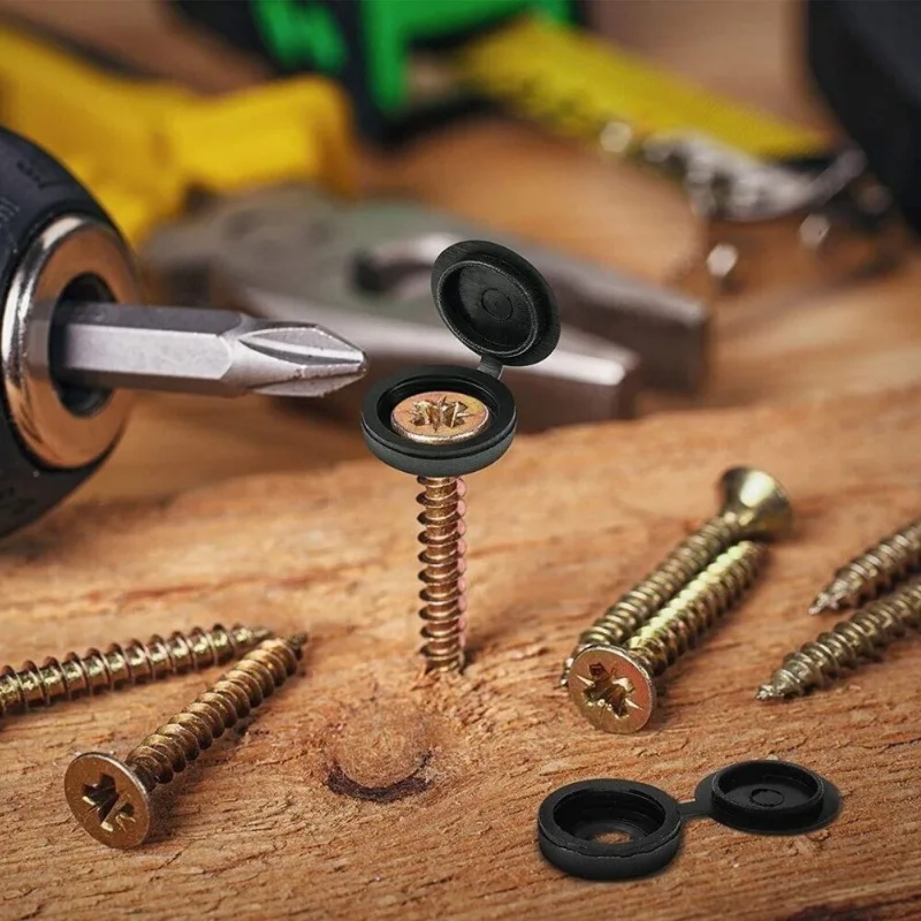 10/100 Stuks Schroef Decoratieve Cover Cross Schroef Nail Cap Vouwsluiting Voor Auto Meubels Decoratieve Moeren Cover bouten Hardware