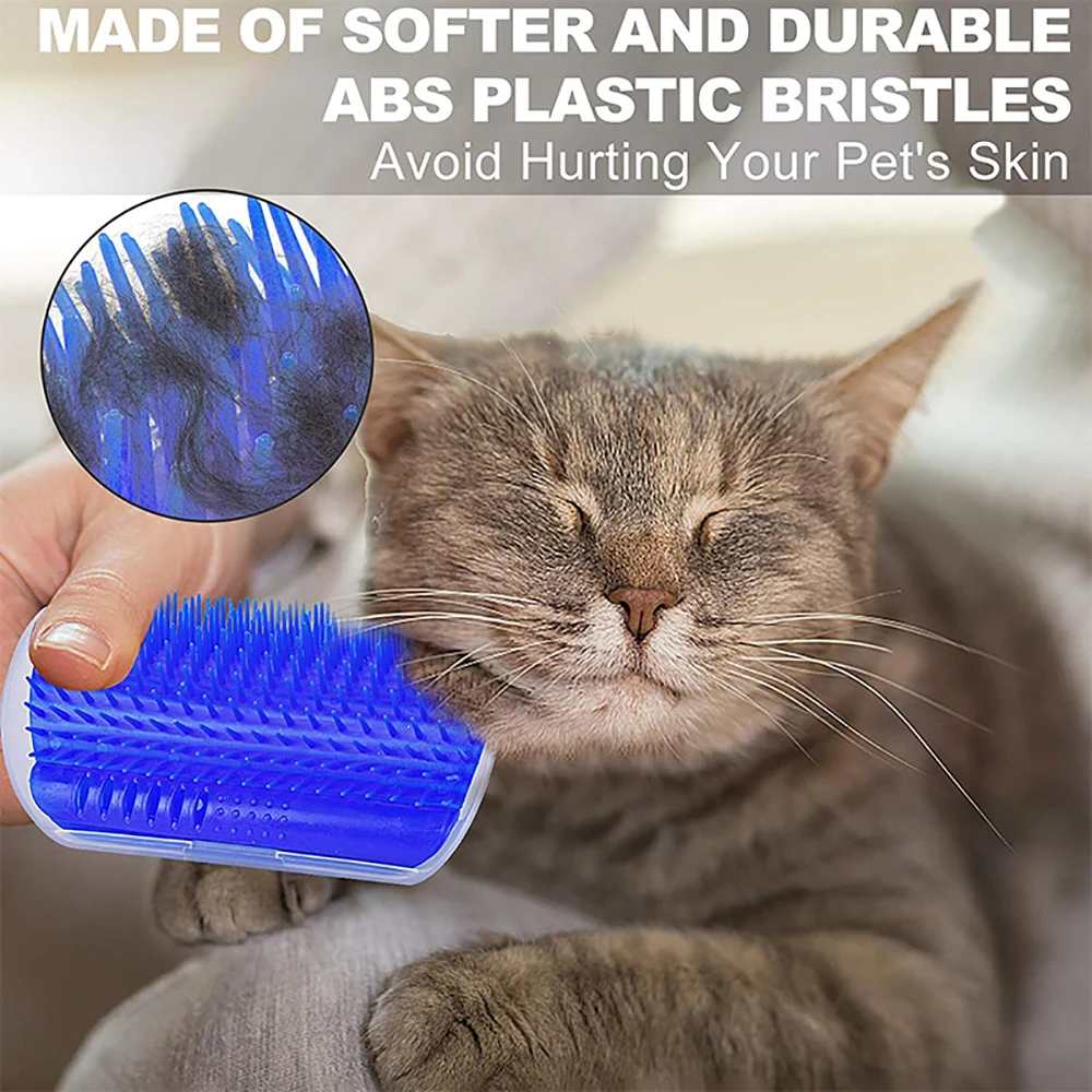 Cat Scratcher นวดหวีสัตว์เลี้ยงตารางขูดแปรงผม Catnip ลบหวีผมลูกแมว Care อุปกรณ์เสริม