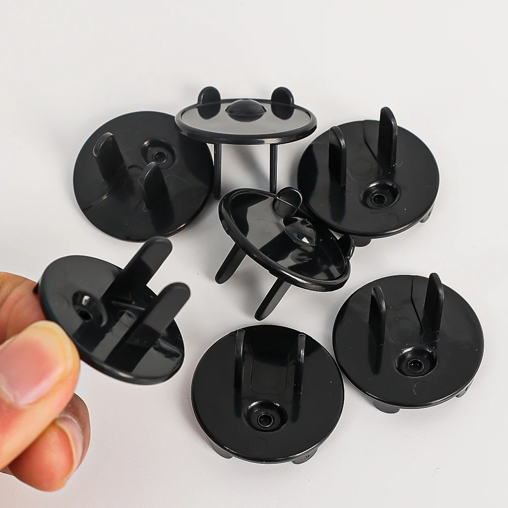 10pcs American Standard Power Outlet Cover Protective Electrical Safety Socket Baby Safe Guard Anti Electric Shock Protectors