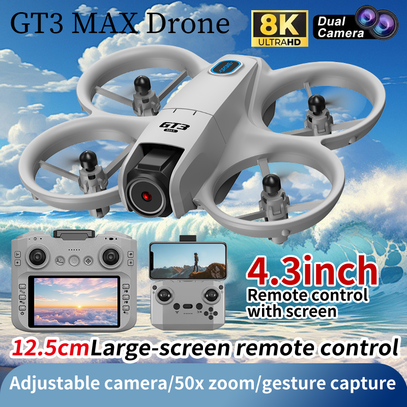 2026 GT3/GT3 MAX Drone 8K HD Remote Control Headless Mode Helicopter 360° Flip Quadcopter Toys Mini Drone Fors Kid Toy Gifts