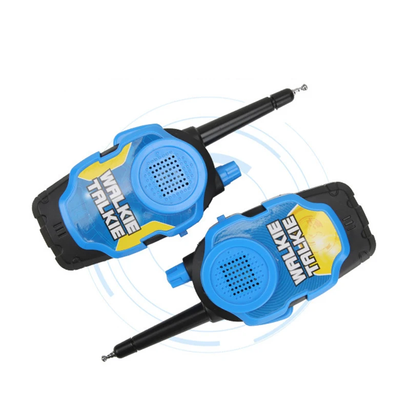 2 ชิ้น/เซ็ต Walkie Talkies 50M Mini 2Ch วิทยุโทรศัพท์สําหรับเด็กแบบพกพาเด็กกลางแจ้งอิเล็กทรอนิกส์ Interphone ของเล่น