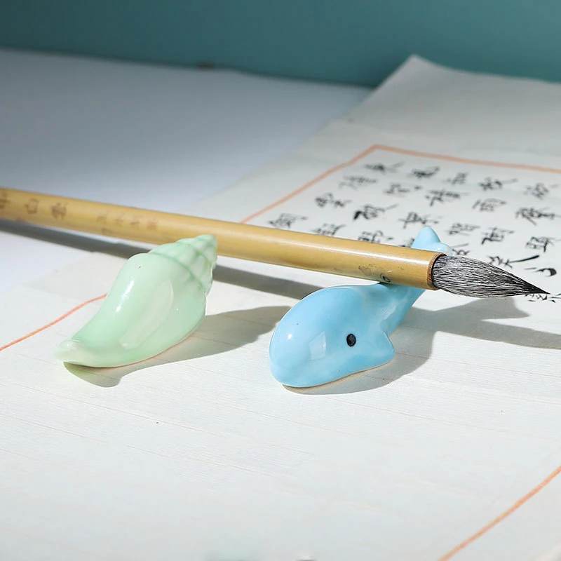 Động Vật Dễ Thương Gốm Cọ Sơn Bút Bút Giá Đỡ Bảng Cho Màu Nước Gouache Acrylic Tranh Nghệ Thuật Tiếp Liệu