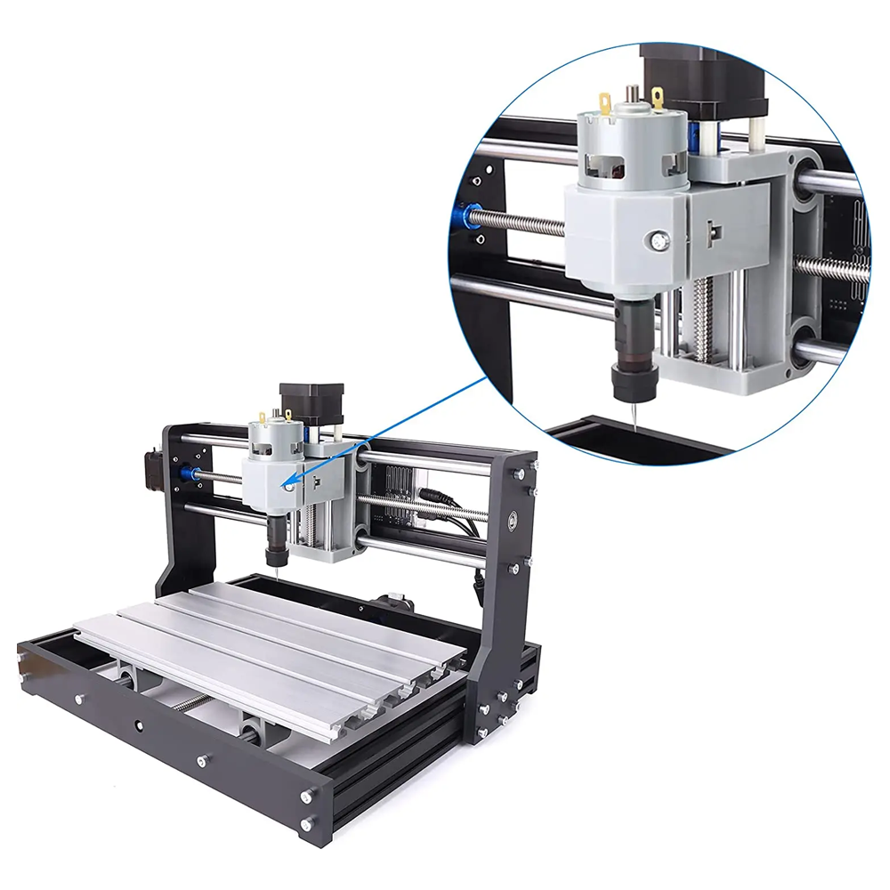 Yofuly CNC 775 Spindle Motor Woodworking Tools Ball Bearing 20000 rpm Spindle for 3018 Pro Series CNC Engraving Cutting Machine