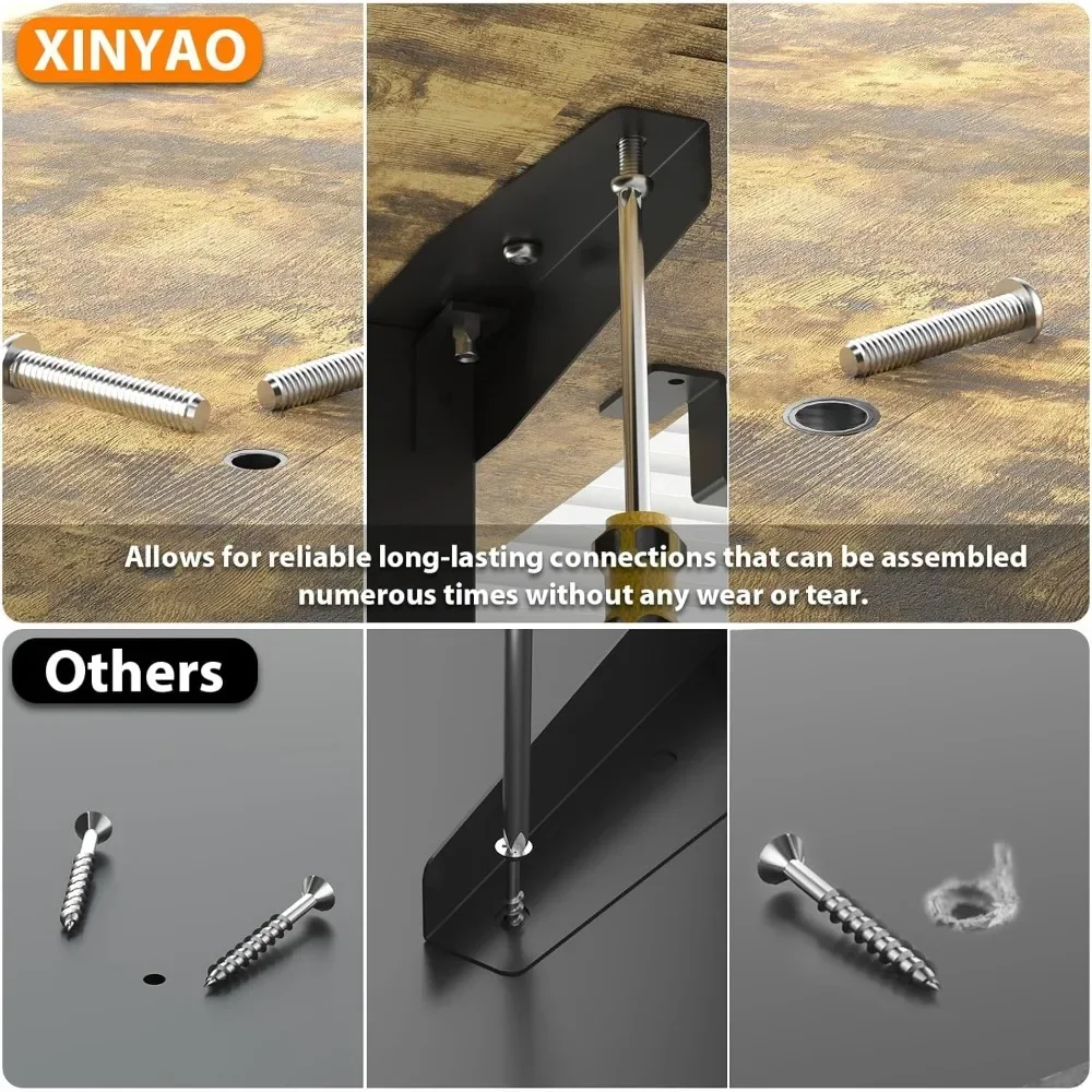 L Shaped Standing Desk, Electric Height Adjustable Desk 63x55 Inches Stand Up Corner Desk, Gaming Desk l Shape with Larger