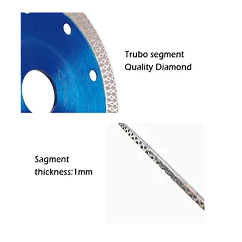 1 Pc Diamant Zaagblad Voor Porseleinen Tegel Keramische Graniet Marmer Power Tools Doorslijpschijf Messen Voor Haakse Slijper 105 115 125 Mm