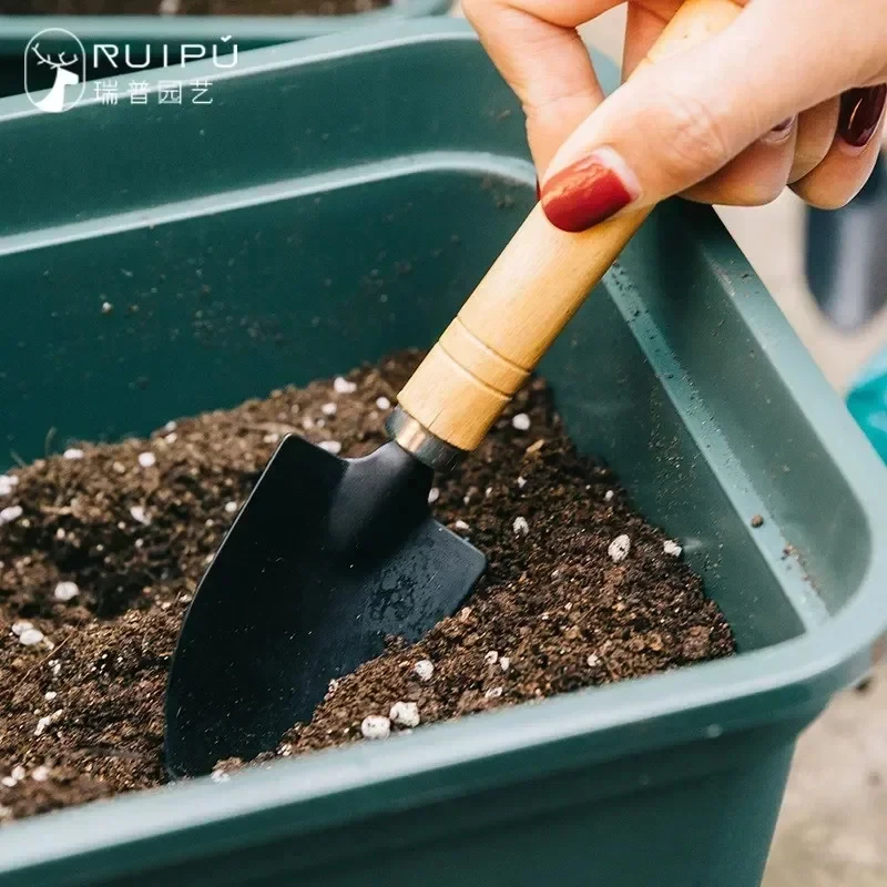 3 pz/set Mini Set di Attrezzi Da Giardino Per Piante Da Giardino Vaso di Fiori Cactus Verdure Scavo Diserbo Piante Piccole Interni Attrezzi Da Giardino