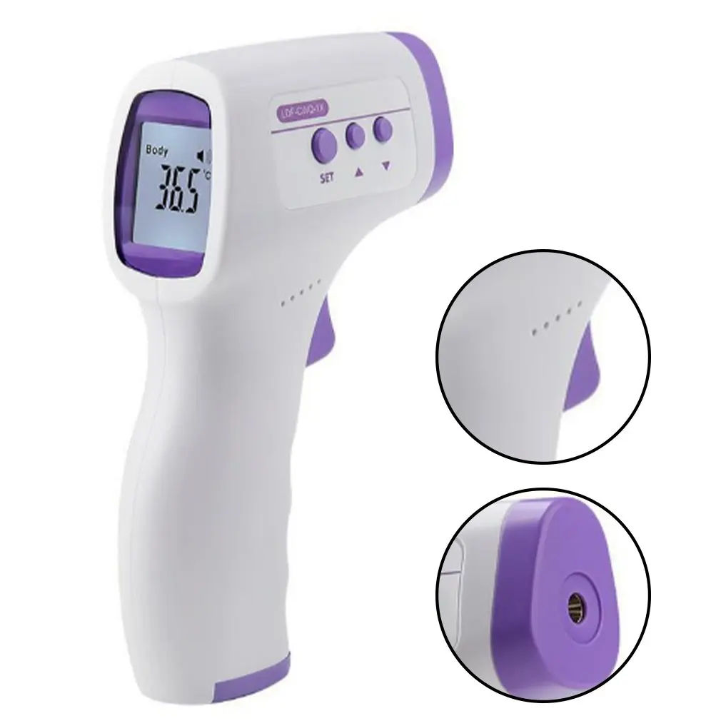 Digitale infrarood voorhoofdthermometer Koorts Contactloze klinische elektronische medische baby Contactloze temperatuurmeter Volwassene