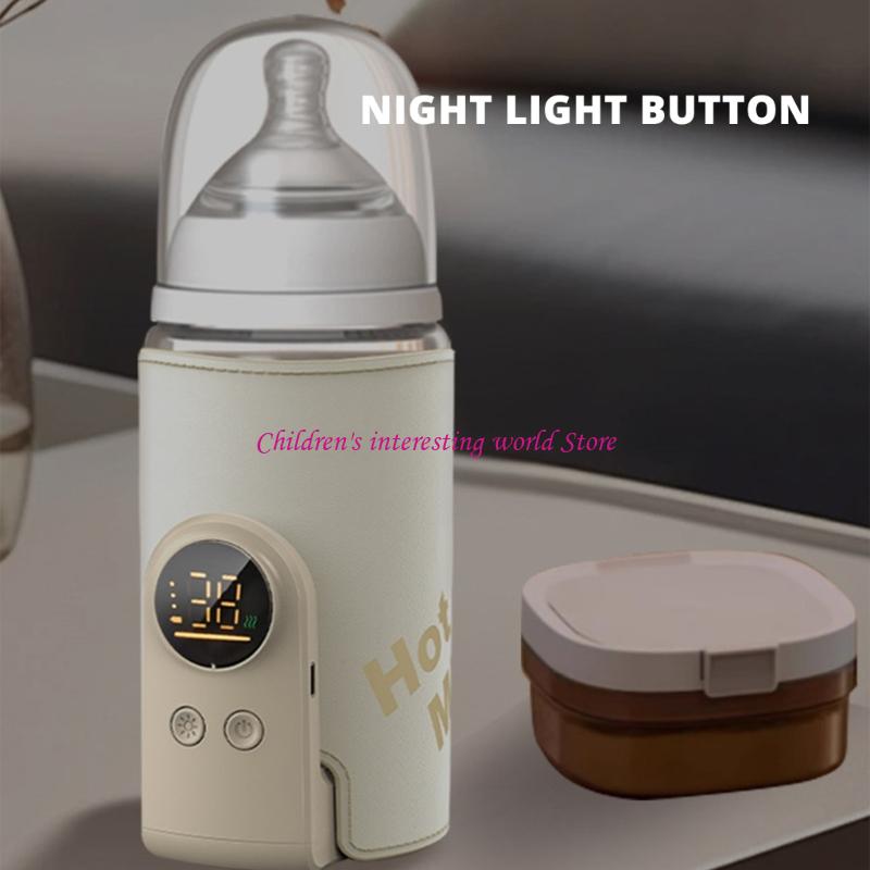 Manga bebê inteligente Aquecedor garrafa garrafa garrafa garrafa 6 pontos 6 anos temp 425f