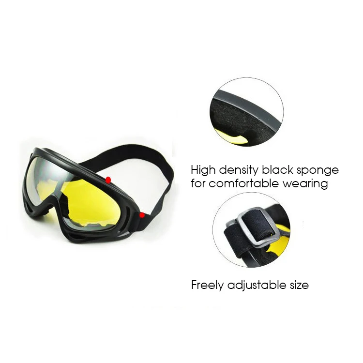 Gafas de motocicleta antideslumbrantes, gafas de sol para Motocross, gafas deportivas de esquí, a prueba de viento, a prueba de polvo, accesorios de protección UV