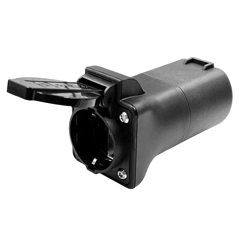 Adaptador de cable EV de descarga de coche hembra V2L Type2 para MG BYD KIA Hyundai Smart # 1 conector de vehículo ZEEKR (necesita soporte para automóvil V2L)