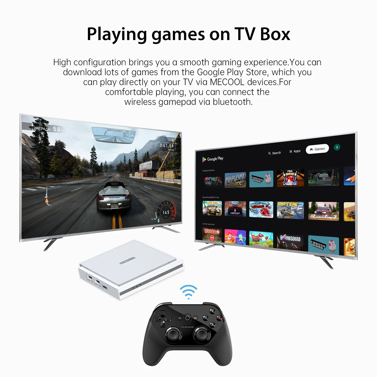 MECOOL KM2 PLUS DELUXE 32GB Netflix 4K Android TV BOX Google TV Dolby Vision 4GB DDR4 1000M LAN WIFI 6 IP TV Stream TVBOX