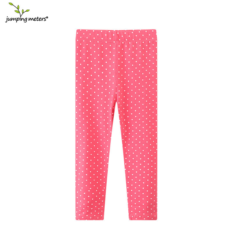 ジャンプメートル-女の子のためのプリンセスレギンス,子供のためのスリムパンツ,色付き水玉模様,2〜7t
