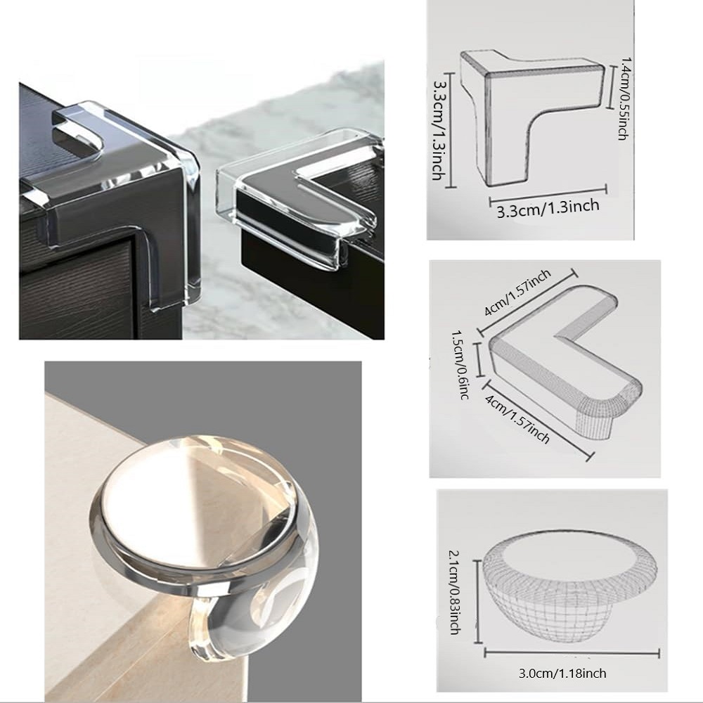 Children's Anti-collision Corner Anti-collision Coffee Table Furniture Soft Bag Corner Silicone Anti-collision Sticker