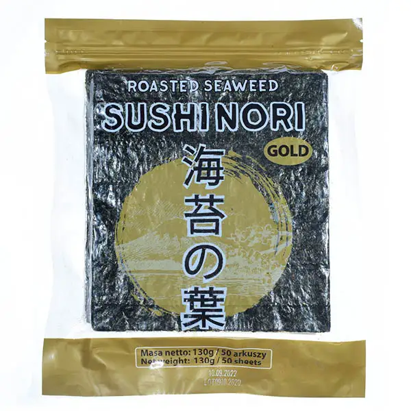 Nori Gold Algen für Sushi 50 Blatt/130 g – Asia Kitchen