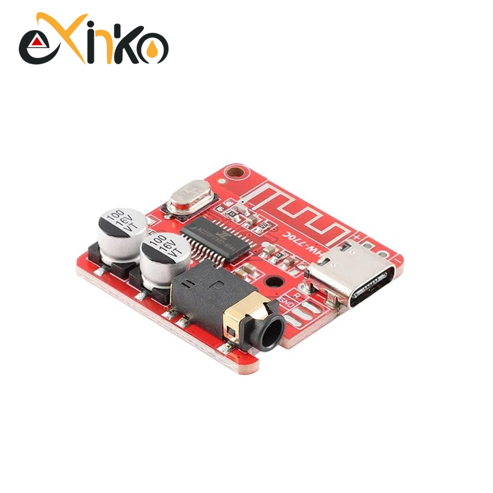 1-10 шт. плата аудиоприемника Bluetooth Bluetooth 5,1 MP3 декодер без потерь Micro USB 3,5 мм модуль усилителя аудиовыхода Type-C