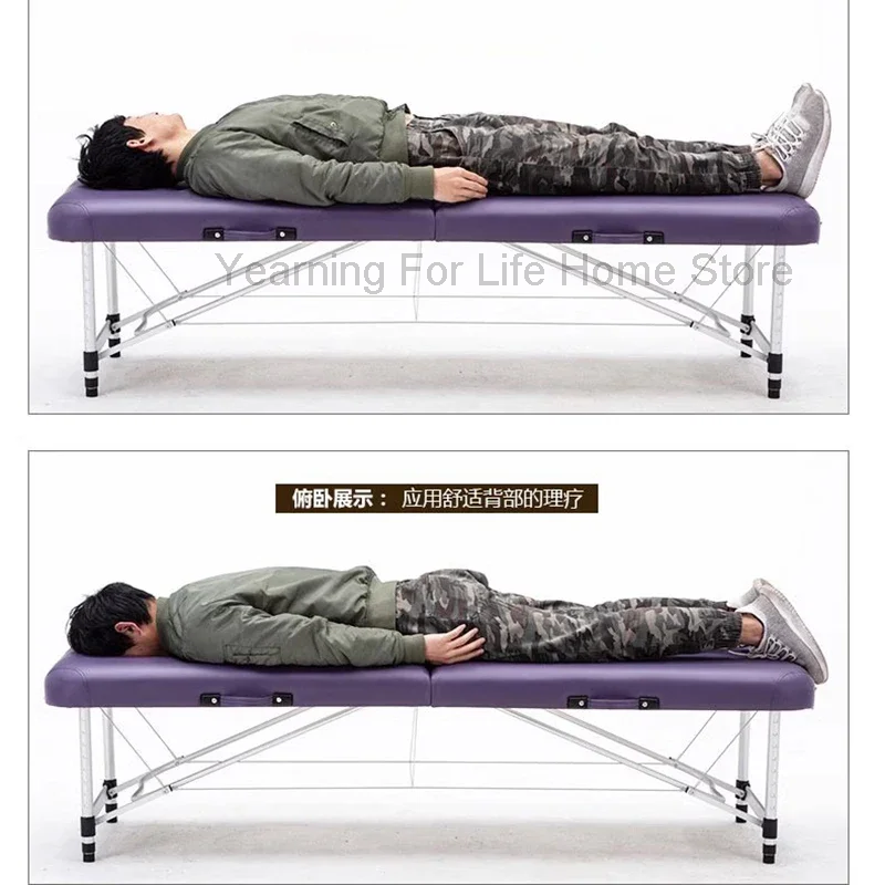 Lettino Pieghevole 살롱 전문 속눈썹 스파 뷰티 스트레처, 마사지 테이블, 이발사 침대