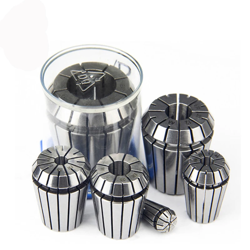 1PC ER11 ER16 ER20 ER25 ER32 AA/A High Precision 0.008mm Spring Collet Suitable Engraving Machine Spindle CNC Machining Center
