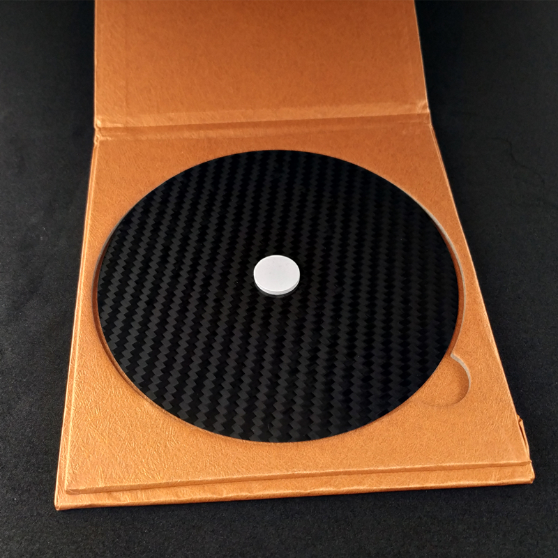 Bantalan Tuning CD serat karbon, aksesori Audio demam bantalan CD perangkat penyetelan CD serat karbon kelas tinggi