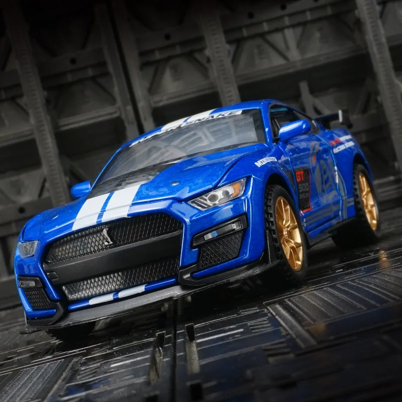 1:32 Mustang Viper GT500 Legierung Sportwagen Druckguss Modell Sound Licht Spielzeug Kinder Geburtstag Spielzeug Geschenk trend ige Display Ornament