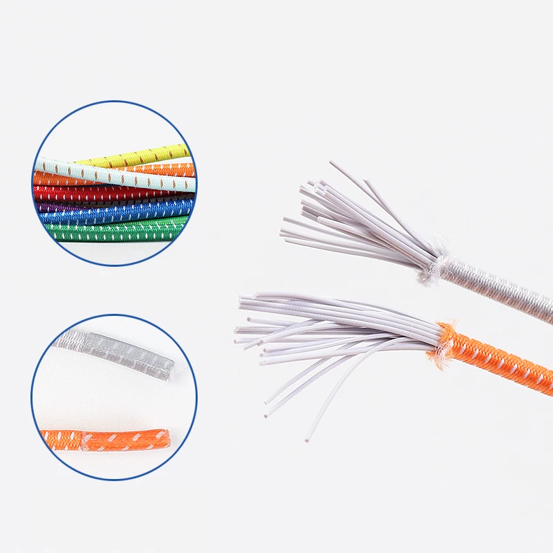Nuevo 1 par de cordones sin atar, cordones elásticos con cierre de plástico redondo rápido en 1 segundo, adecuados para todos los zapatos deportivos, accesorios, encaje perezoso