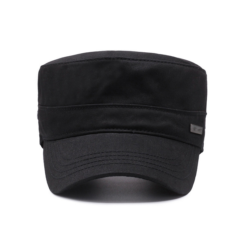 Casquette de baseball à visière en coton simple pour hommes, quatre saisons, chapeau plat, casquette décontractée, chapeau pare-soleil CommPiedmont, mode