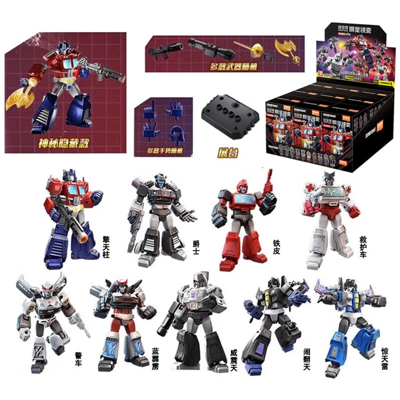 1/9pcs Transformer Building Block Splicing ของเล่น Optimus Prime bumblebee Shockwave Megatron หุ่นยนต์ Action Figure ของเล่นสําหรับของขวัญเด็ก