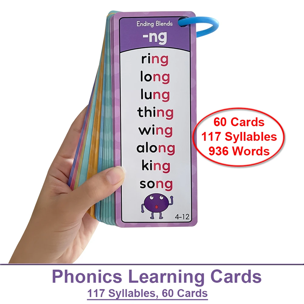 Montessori Phonics Word Lists Card Inglese Vocabolario Edificio Apprendimento Flashcard Insegnante Sussidi Didattici Aula Must Haves