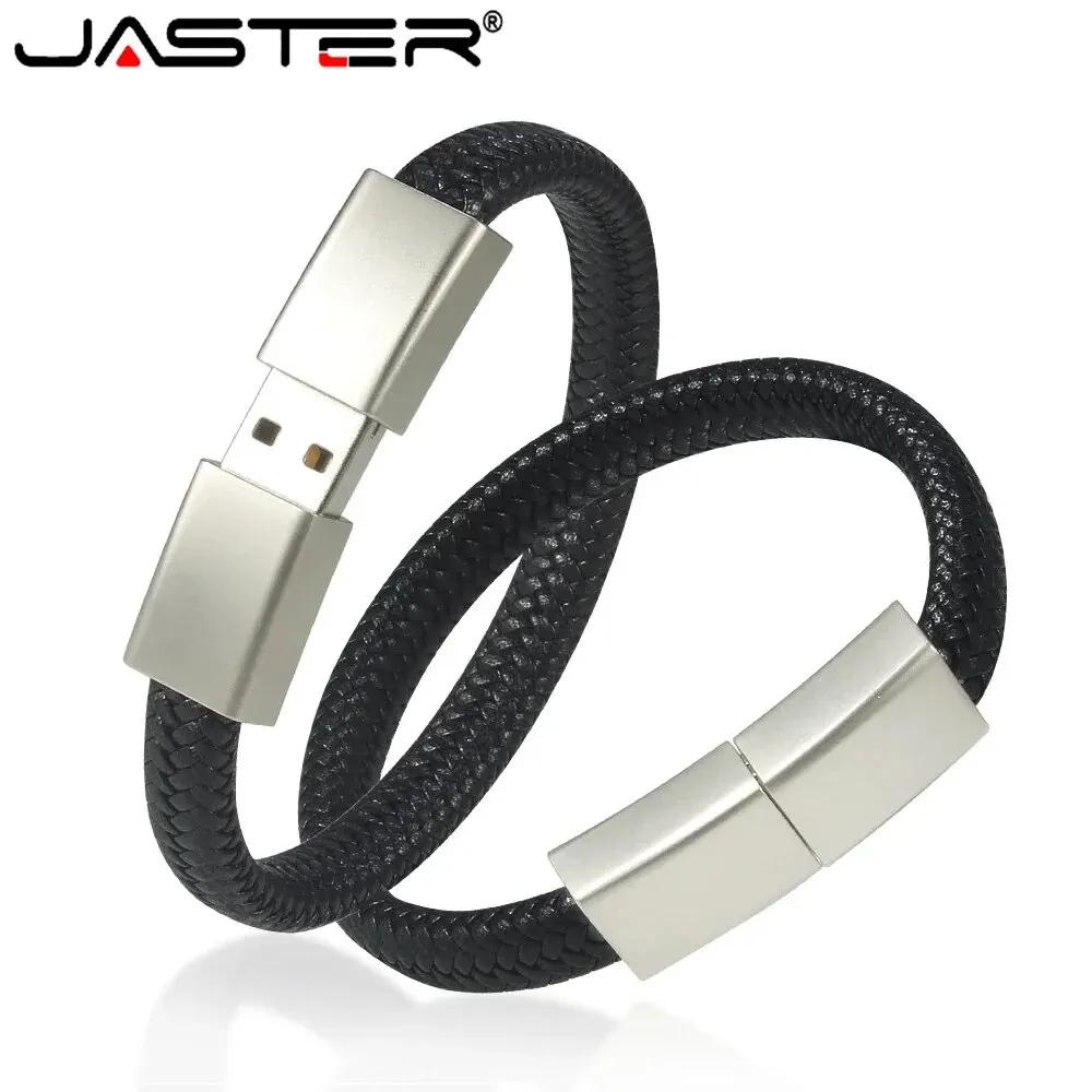 Bracelet USB Flash Drive, Bracelet noir, Bracelet Pen Drive, Cadeaux créatifs, Memory Stick, Eau, Vert, Stockage externe, 16 Go, 32 Go, 64 Go