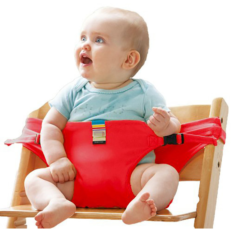 Cinto de segurança portátil para cadeira de jantar de bebê, universal, fixo, cinta de segurança para assento infantil