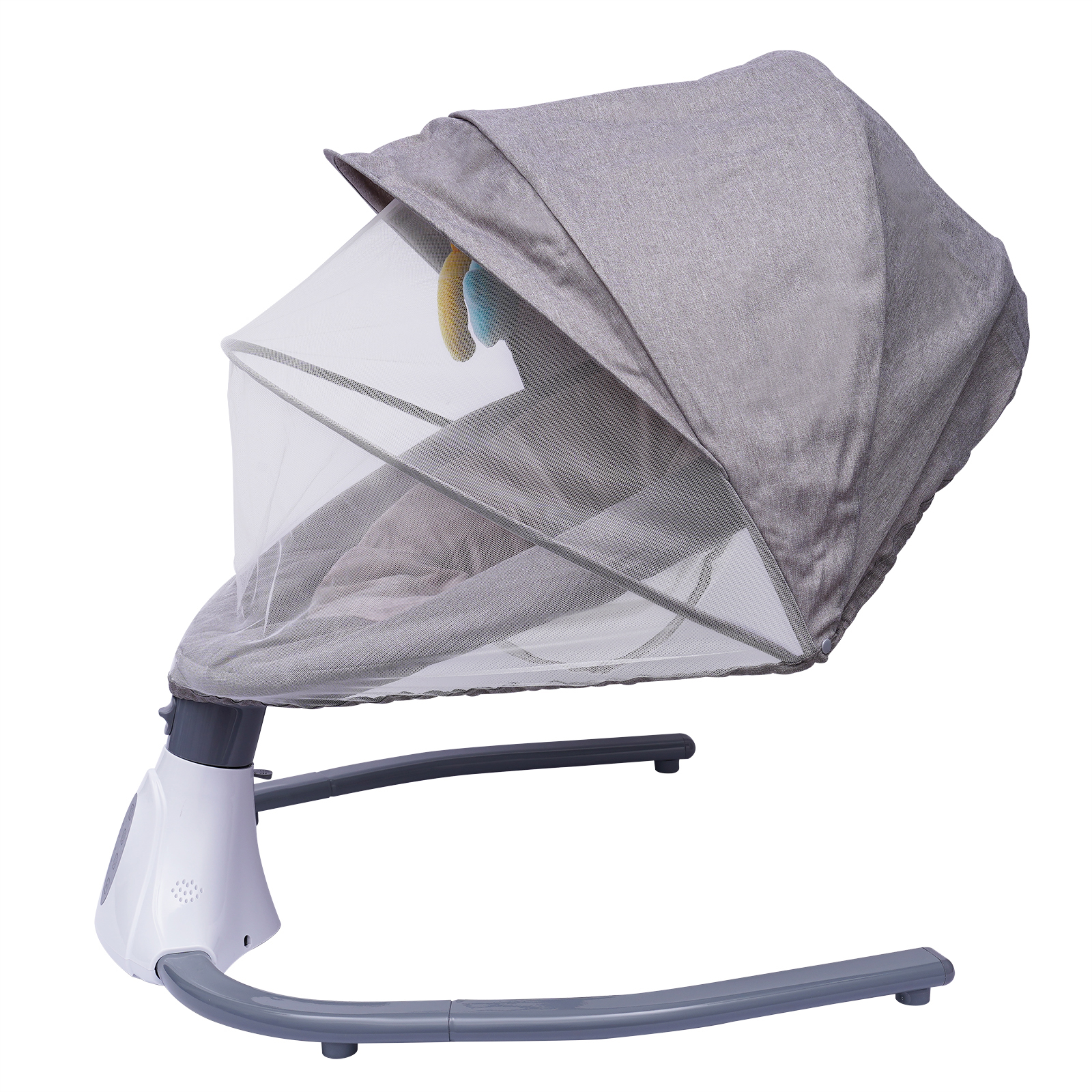 Columpio eléctrico para bebé, balancín con Bluetooth, música, silla para recién nacido con control remoto