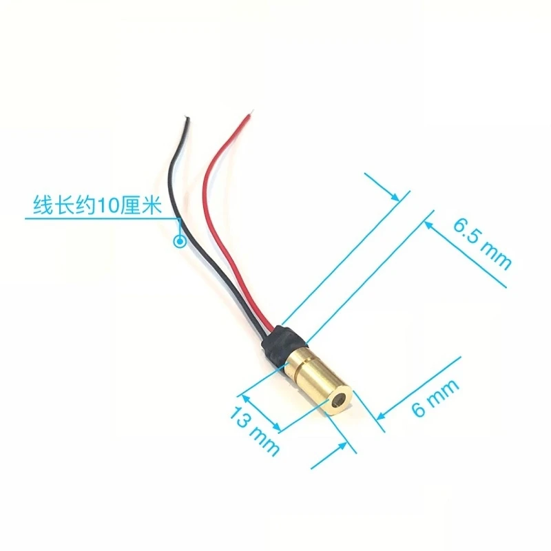 1 5 10 pezzi 6mm modulo laser di livello industriale 650nm 5mw 3v-5v 6mm linea retta mirino lunghezza focale regolabile luce rossa