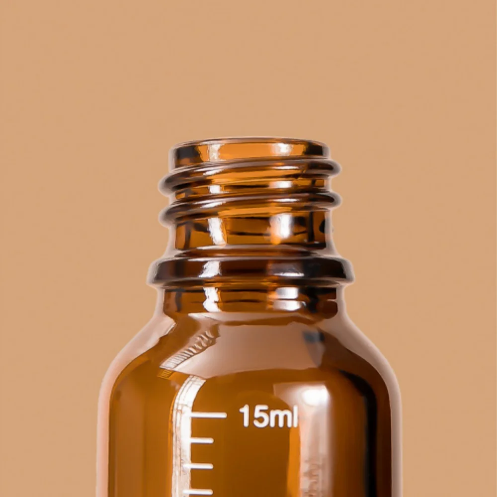 5ml 10ml 15ml 20ml 30ml 50ml 100ml Amber Glass Dropper Bottle Essential Oil Liquid Container Refillable Empty Sample Bottle