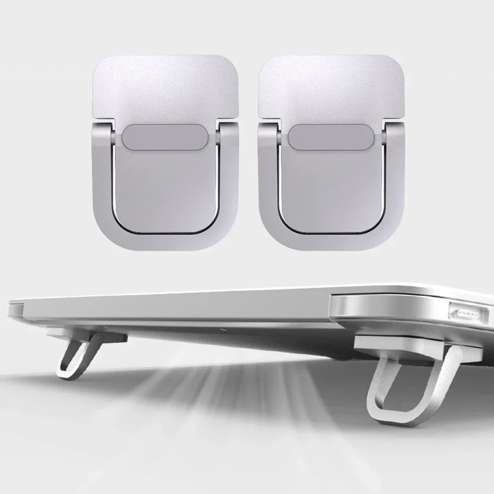 Selbst klebender Mini-Laptopst änder unsichtbarer Computer tastatur ständer für Schreibtisch Ergonomischer, leichter Ständer aus Zink legierung
