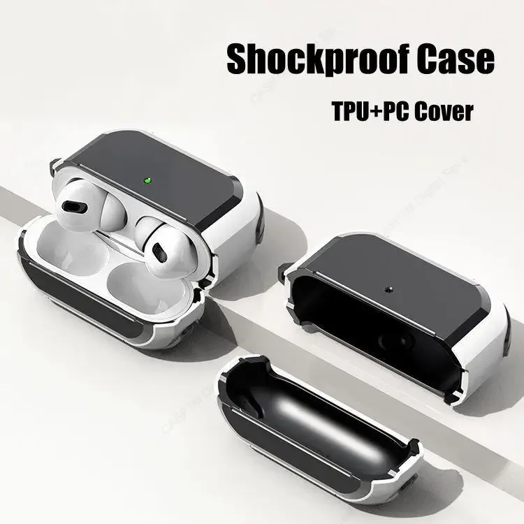Case for AirPods Pro 3 2025 Pro 2 2023 USB C Protective Earphone Case for AirPods 4 4th 3 Gen Funda For AirPods Pro2 2nd Cover