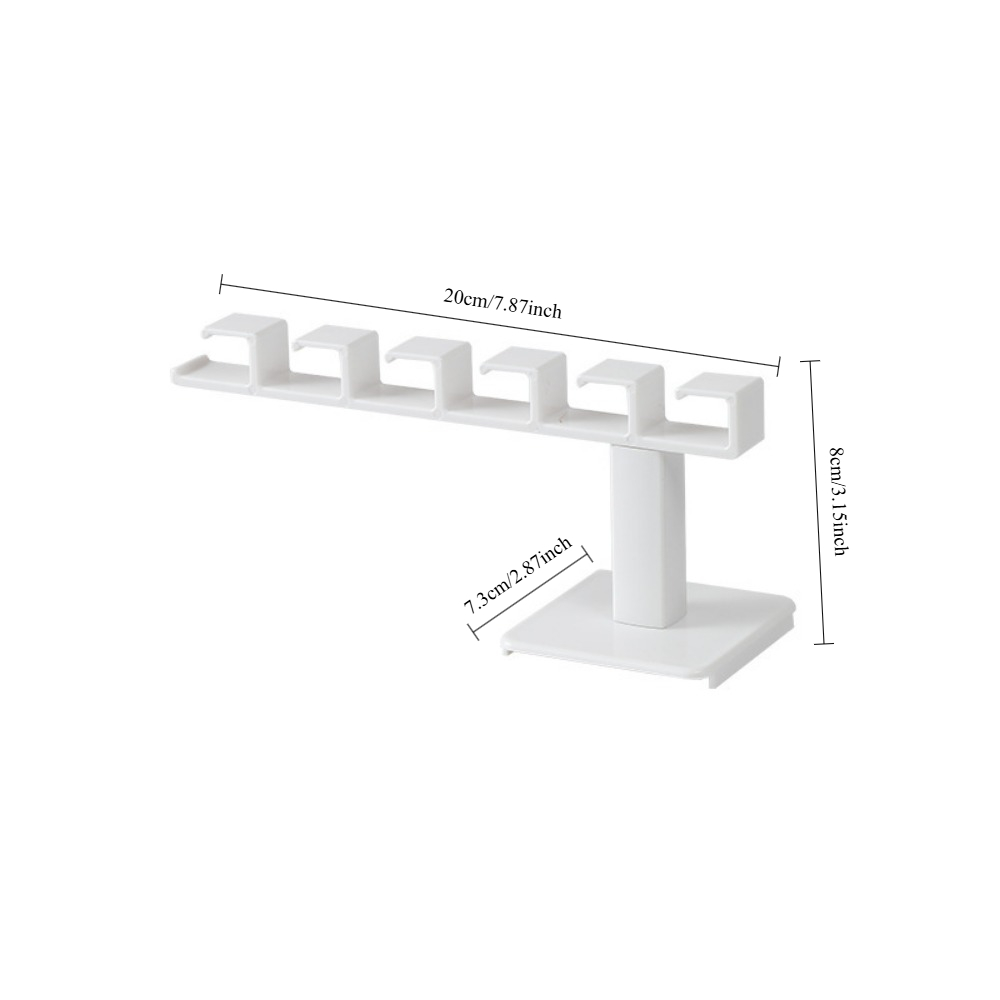 Gancho de boné de beisebol não perfurado montado na parede, suave e sem rebarbas, design de 6 ganchos, armazenamento multifuncional, 1 peça