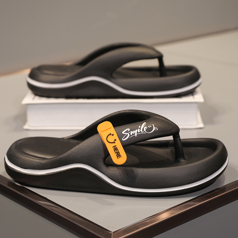 Chinelos de plataforma masculinos de verão sola macia chinelos de eva para homens ao ar livre sapatos de praia casuais casa antiderrapante sapatos de banheiro