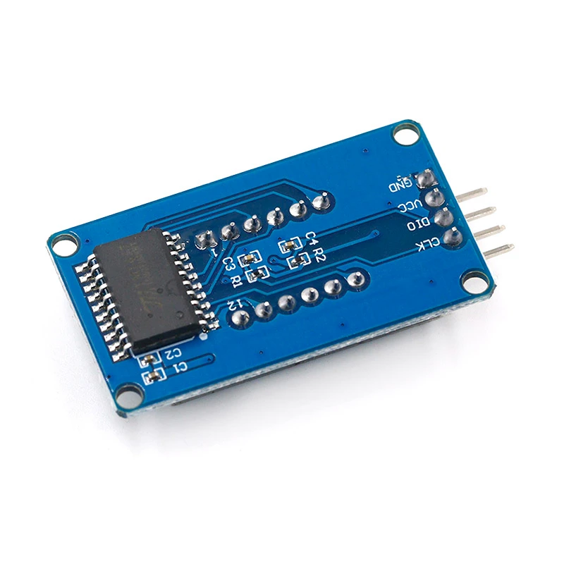 Módulo de exibição digital led tm1637, para arduino 7 segmentos 0.36 cabeças, relógio vermelho anodo, tubo de quatro serial