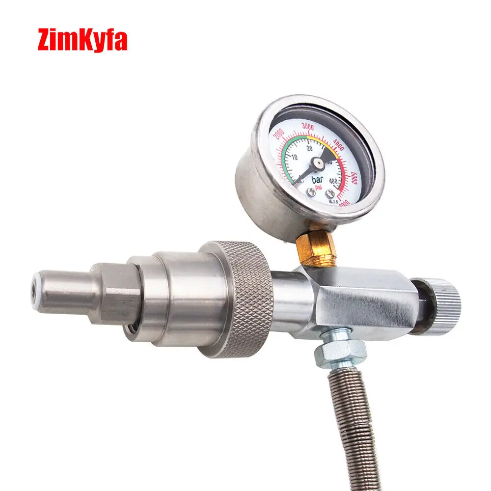 Fill Station Fit For SCUBA SCOTT MSA Tank W/ Hand Tight CGA347 Connection Charging Adapter W/ 50CM High Pressure Hose