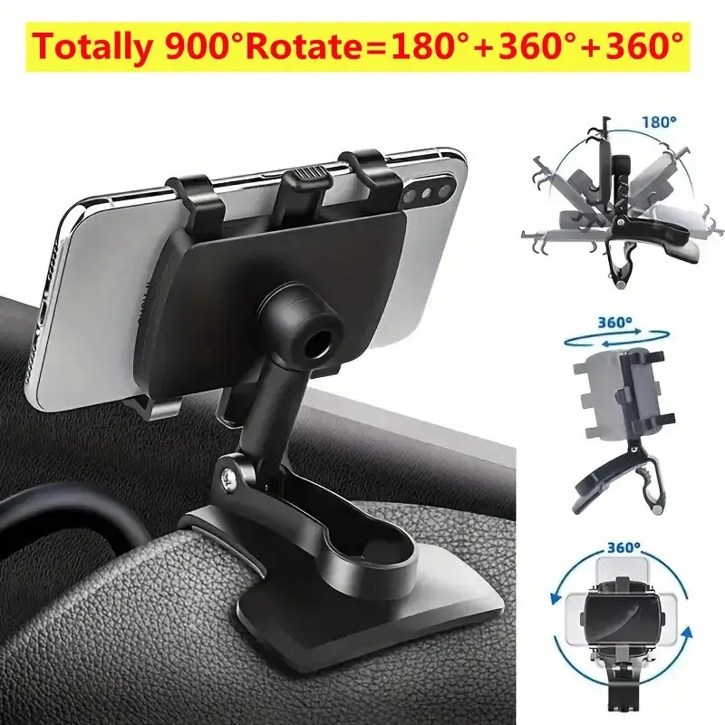 Uchwyt na telefon samochodowy uniwersalny uchwyt na deskę rozdzielczą uchwyt samochodowy GPS telefon komórkowy wsparcie w uchwycie samochodowym dla iPhone Samsung Xiaomi