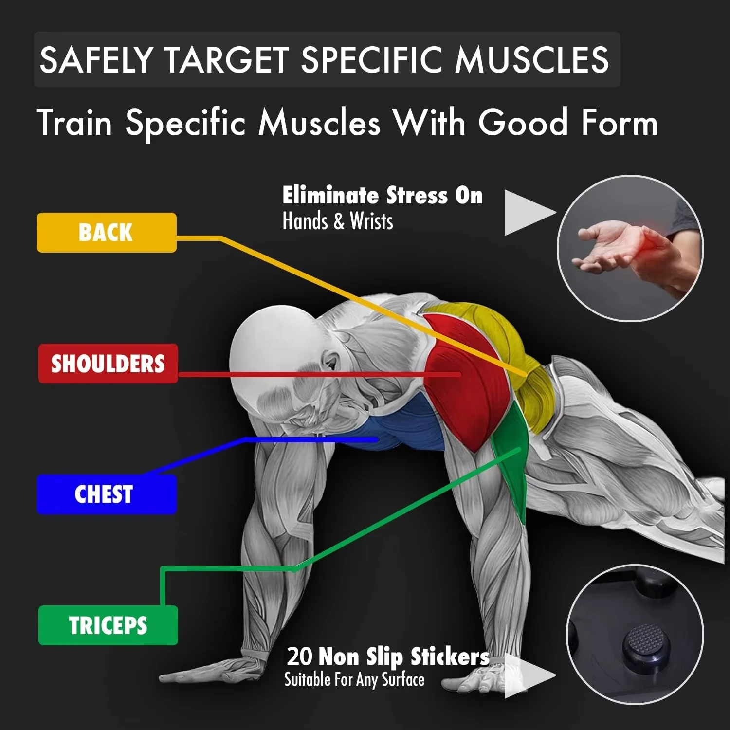 Tabla de flexiones multifuncional portátil, dispositivo de entrenamiento físico y muscular, juego de entrenamiento en casa, barra de realce plegable, resistencia