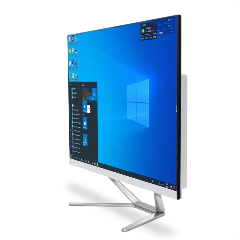 21 24 Inches Space Saving Desktop Brother PC All In One Gaming Computers 4g 8g Ram 256ssd Core I5 I7 Industrial Mini Pc Computer