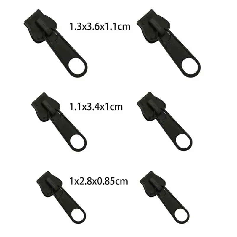 3TANUniversal-Kit de réparation de fermeture éclair instantanée, fermeture éclair de remplacement, curseur de fermeture éclair, dents de sauvetage, vêtements de couture, sac, accessoires d'outils