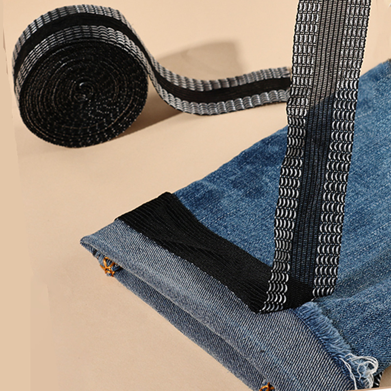 1-5M Broek Plakken Zelfklevende Broek Rand Verkorten Plakt Ijzer Op Broek Jeans Broek Kleding Mouwen lengte Aangepast Stick Tape