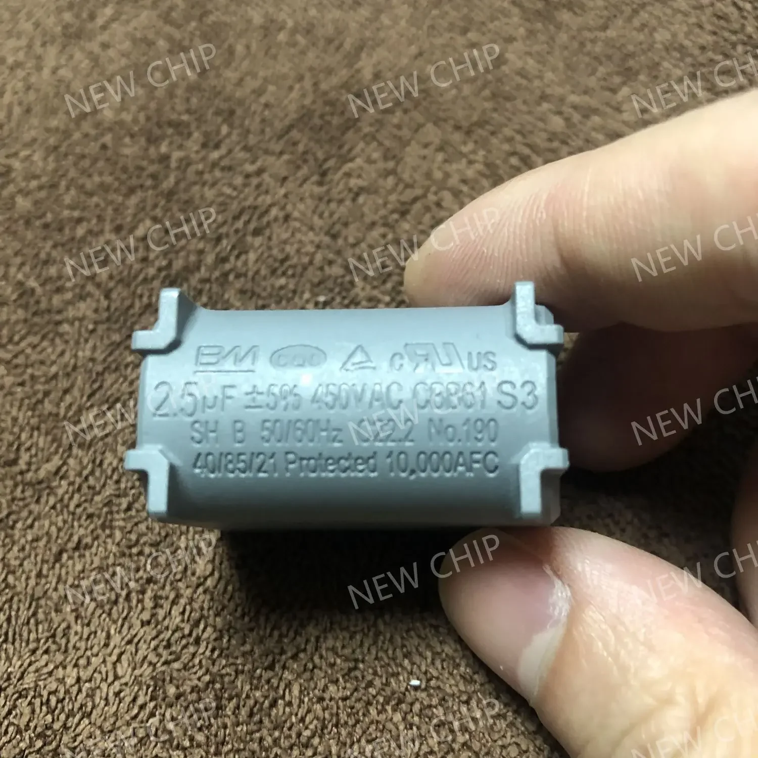 10pcs/lot CBB61 BM film capacitor Air conditioner inne 1uF 1.2uF 1.5uF 2uF 2.5uF 3uF 3.5uF 4uF 4.5uF 5uF 450V Starter Capacitor