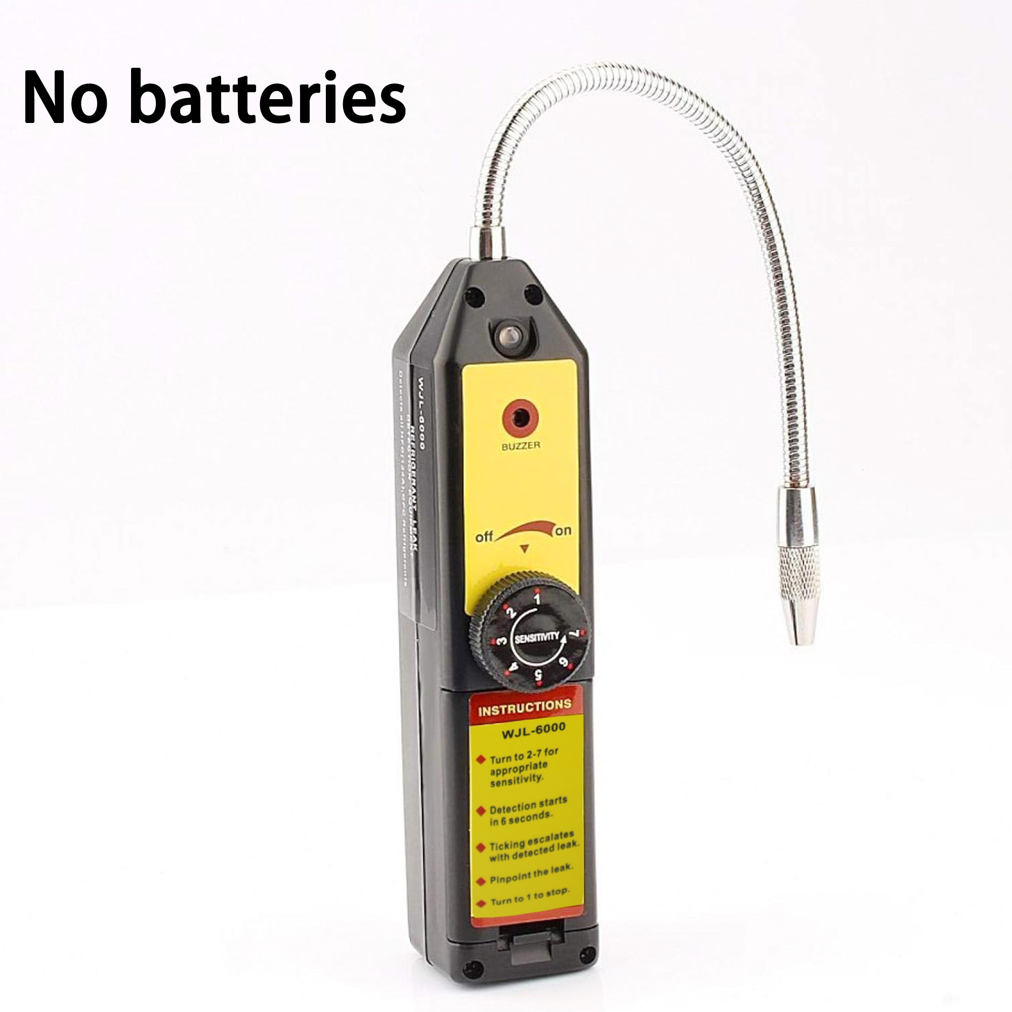 WJL-6000 Refrigerant Leak Detector ACFreon Leak Sniffer for R134a R410a R1234yf CFCs HCFCs HFCs HFOs